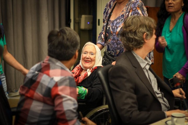 Nora Cortiñas, madre de Línea Fundadora.