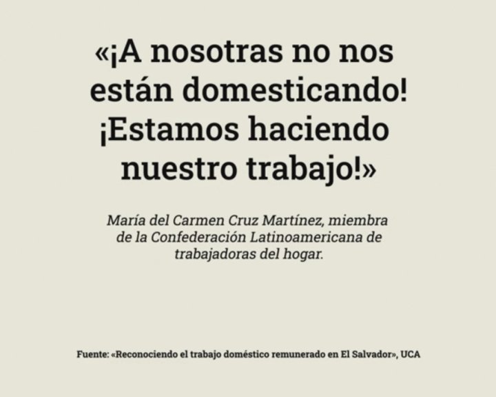 Existe un debate sobre el uso del calificativo “doméstica” para nombrar a las trabajadoras del hogar remuneradas. Algunas instituciones plantean que el término “domésticas” reproduce estigmas sociales y económicos.